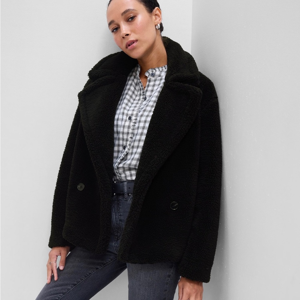 GAP Sherpa Moto Jacket🖤